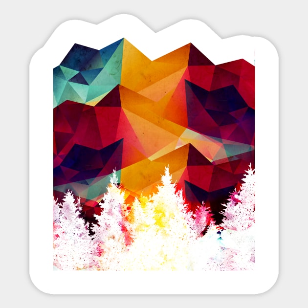 Forest Made of Color Sticker by ruifaria